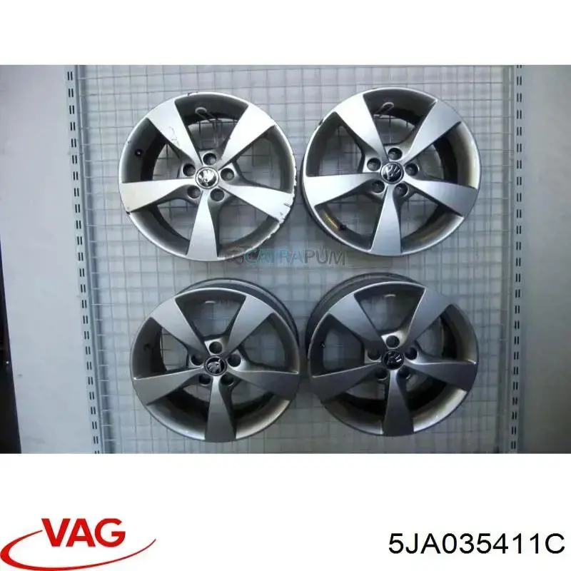 Altavoz de la puerta trasera 5JA035411C VAG