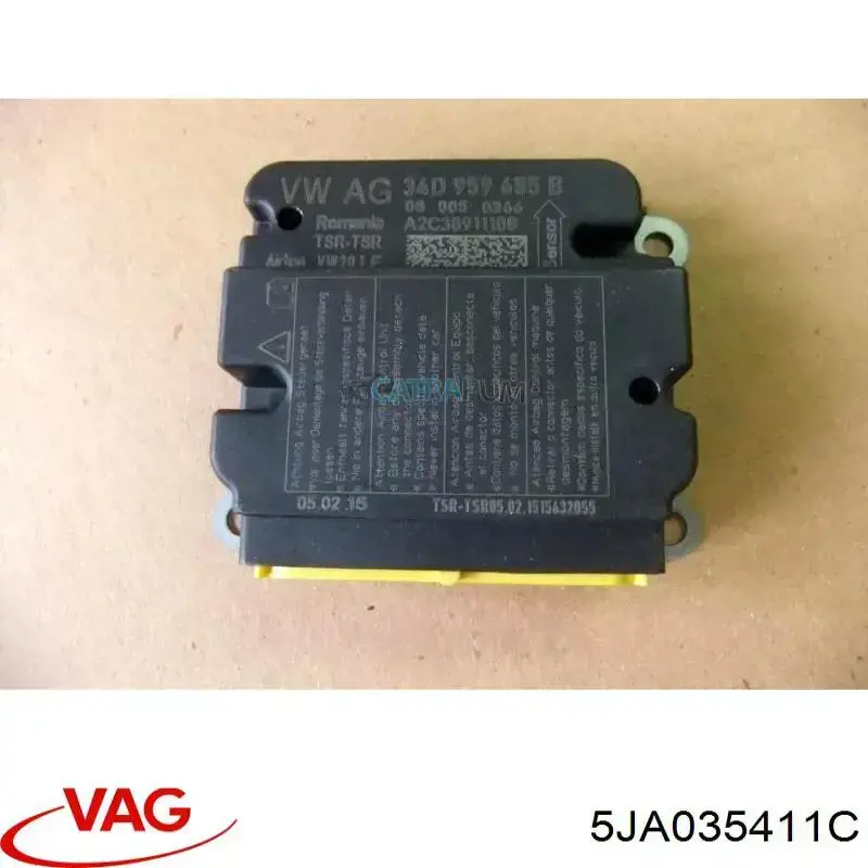 Altavoz de la puerta trasera VAG 5JA035411C