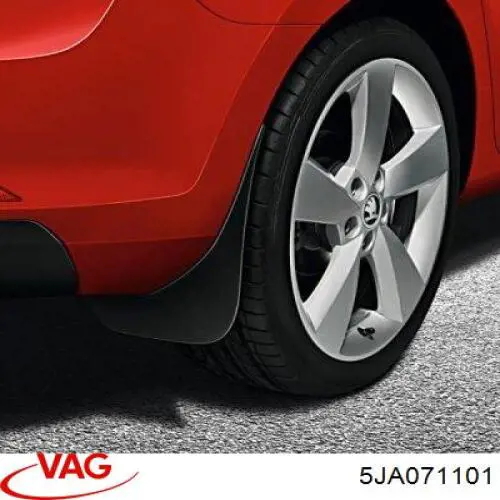  Faldillas guardabarros traseros Skoda Rapid 