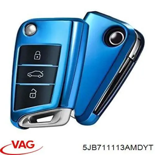 Pomo de palanca de cambios 5JB711113AMDYT VAG