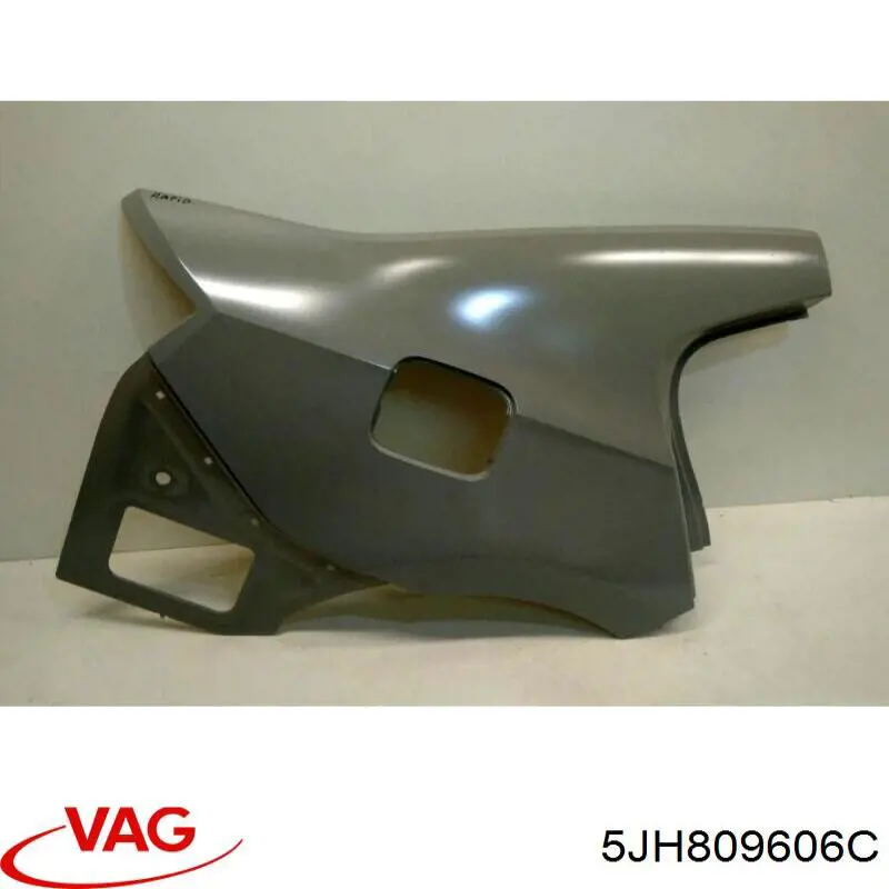 Aleta trasera derecha VAG 5JH809606C precio, desde 417,76 EUR