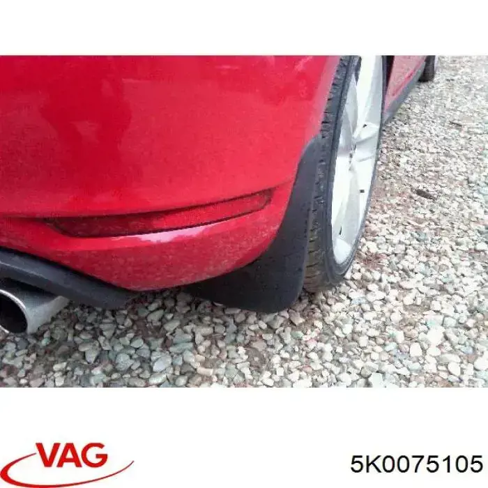  Faldillas guardabarros traseros Volkswagen Golf 6