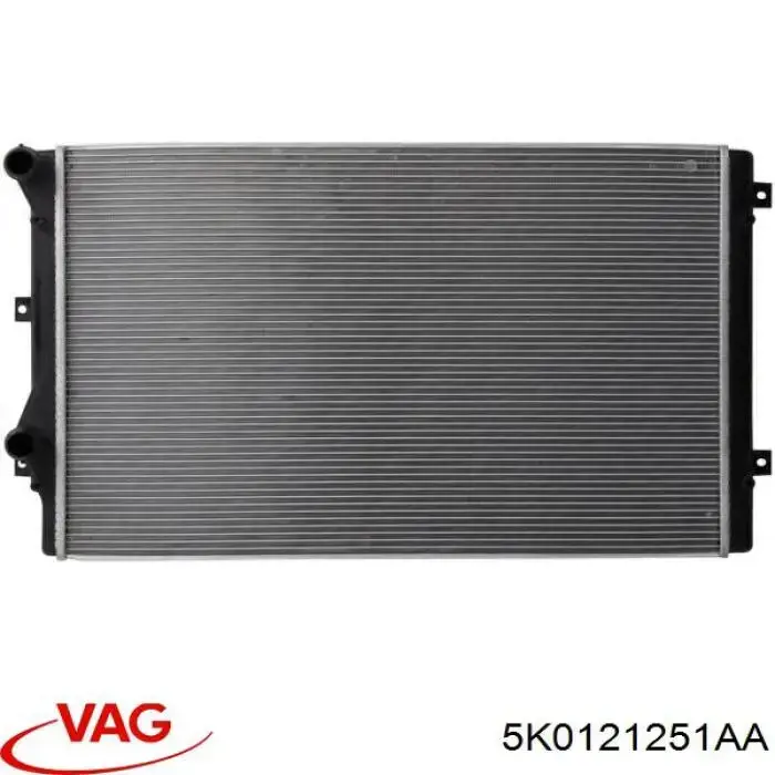 5K0121251AA VAG radiador