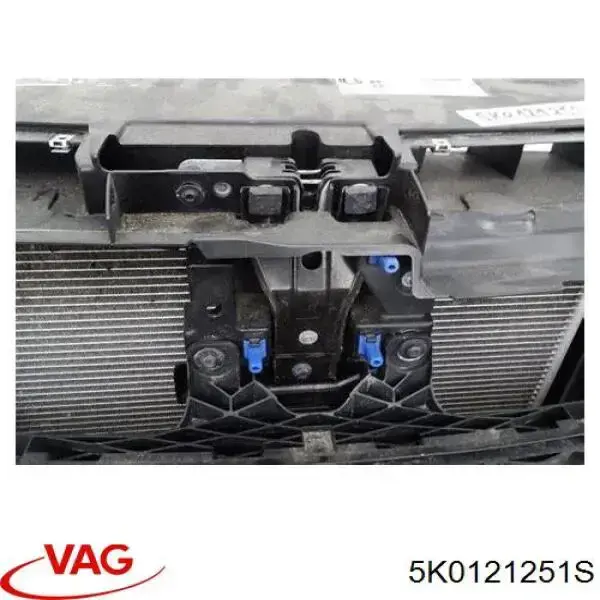 Radiador adicional de refrigeración del motor 5K0121251S VAG