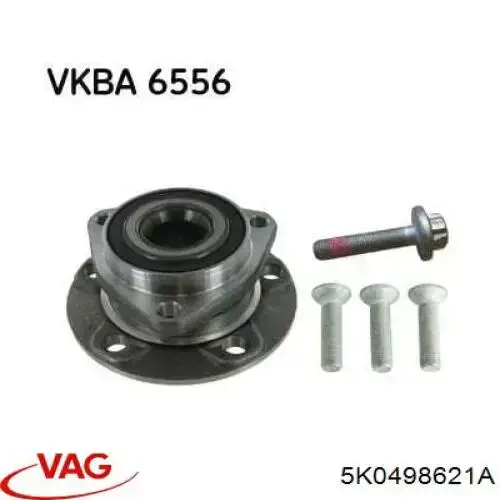 Buje de rueda delantero 5K0498621A VAG