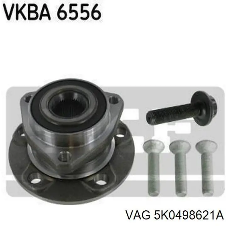 Buje de rueda delantero 5K0498621A VAG