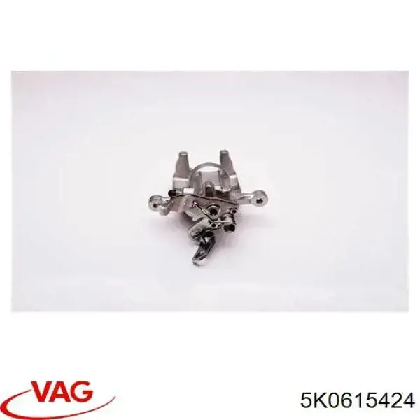 Pinza de freno trasera derecha 5K0615424 VAG