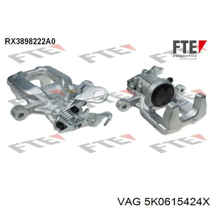 Pinza de freno trasera derecha VAG 5K0615424X precio, desde 75,97 EUR