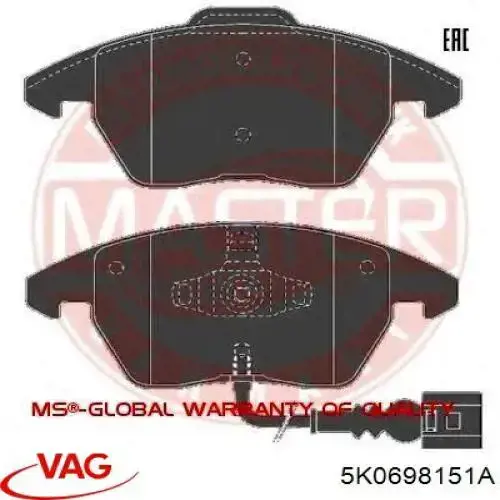 Pastillas de freno delanteras Seat Leon 2 1P1