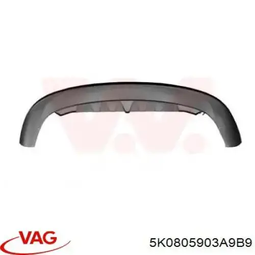 Comprar 5K0805903A9B9 VAG Alerón parachoques delantero