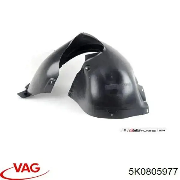 5K0805977 VAG Paso de rueda delantero izquierdo trasero