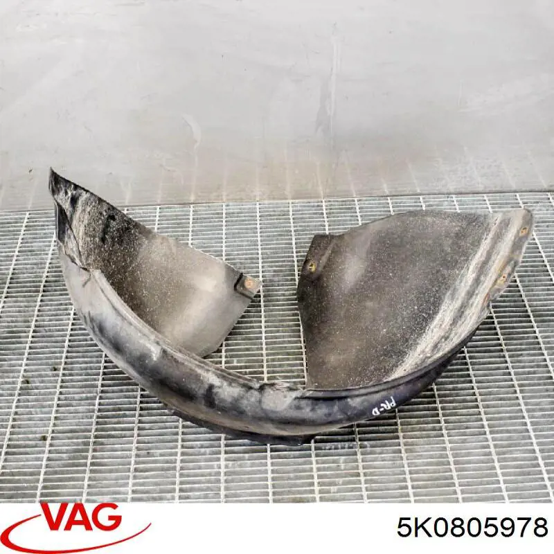 Comprar 5K0805978 VAG Guardabarros interior trasero derecho del guardafango delantero