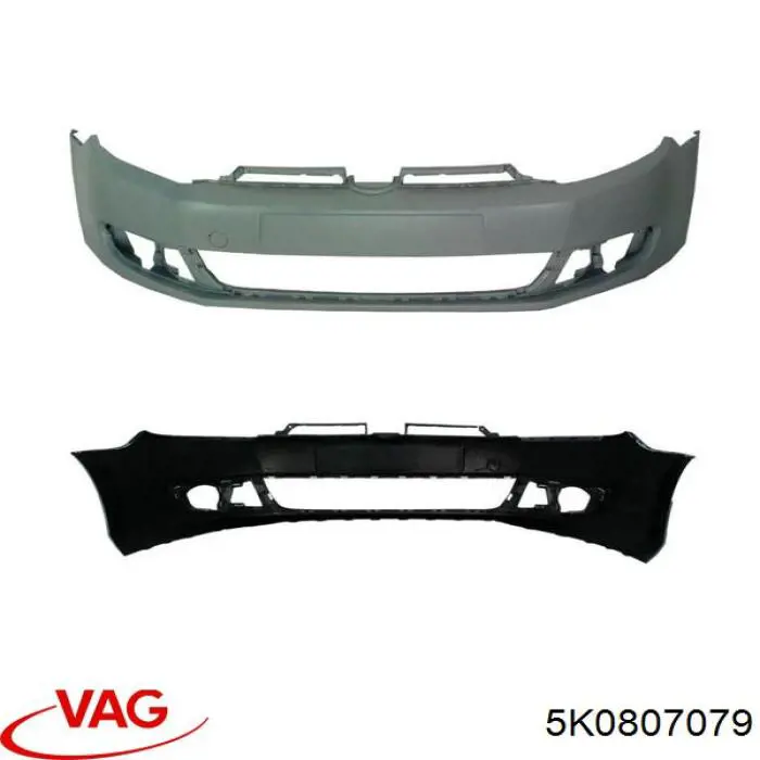 Parachoques delantero VAG 5K0807079 precio, desde 85,23 EUR