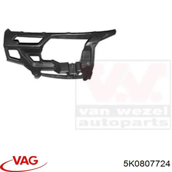 Soporte de parachoques delantero derecho VAG 5K0807724 precio, desde 9,25 EUR