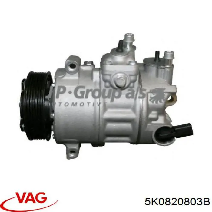 Compresor de aire acondicionado 5K0820803B VAG