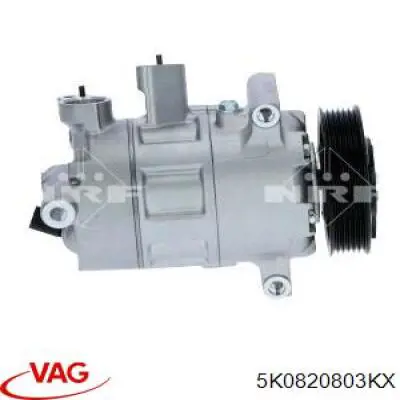 5K0820803KX VAG compresor de aire acondicionado