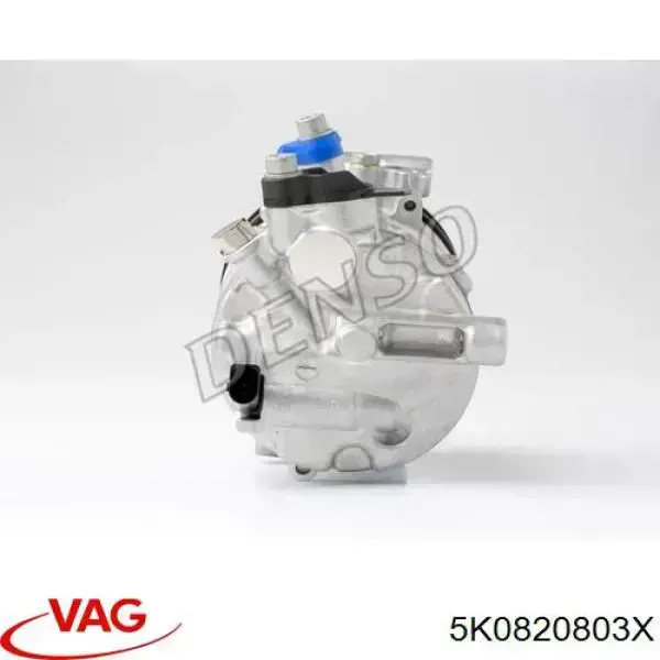 Compresor de aire acondicionado 5K0820803X VAG