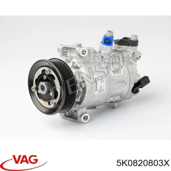 Compresor de aire acondicionado 5K0820803X VAG