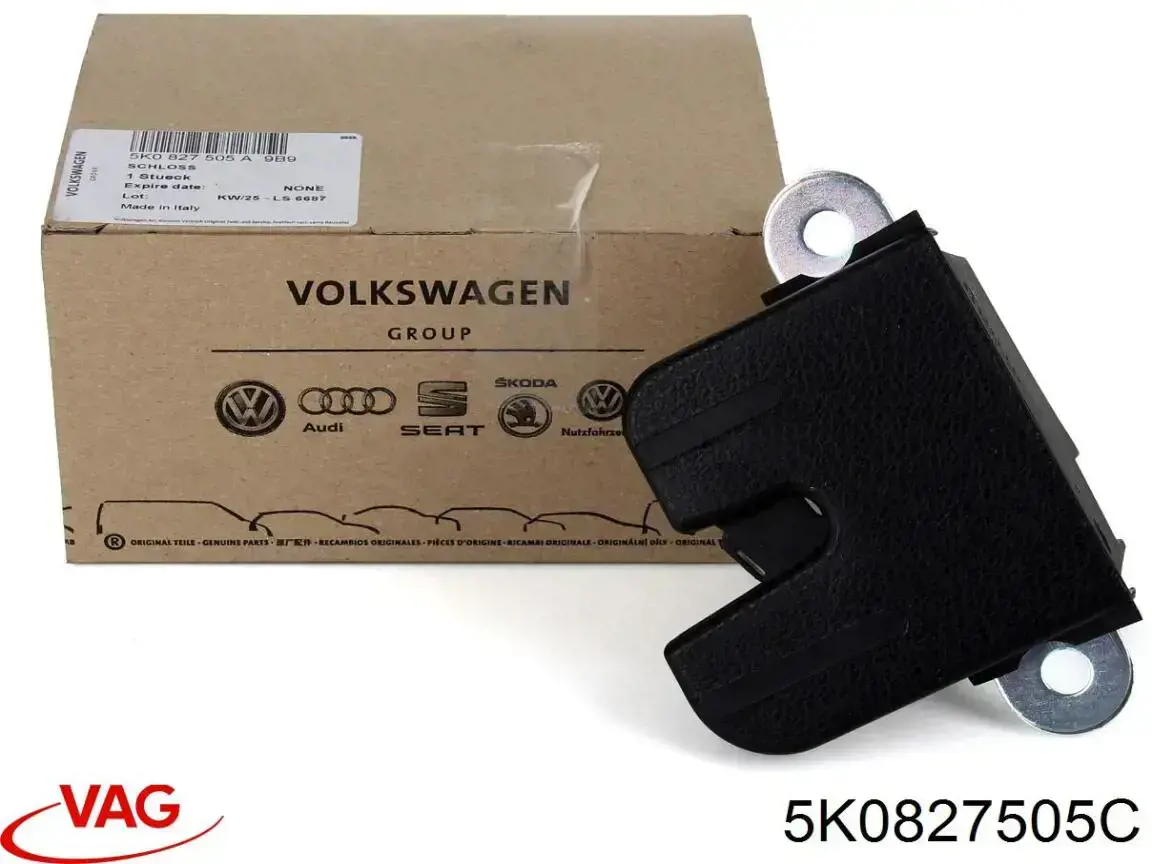 Comprar 5K0827505C VAG Cerradura de puerta de maletero