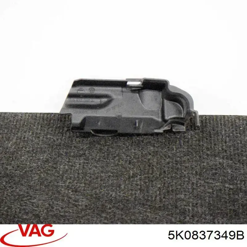 Tapa manija puerta trasera izquierda 5K0837349B VAG