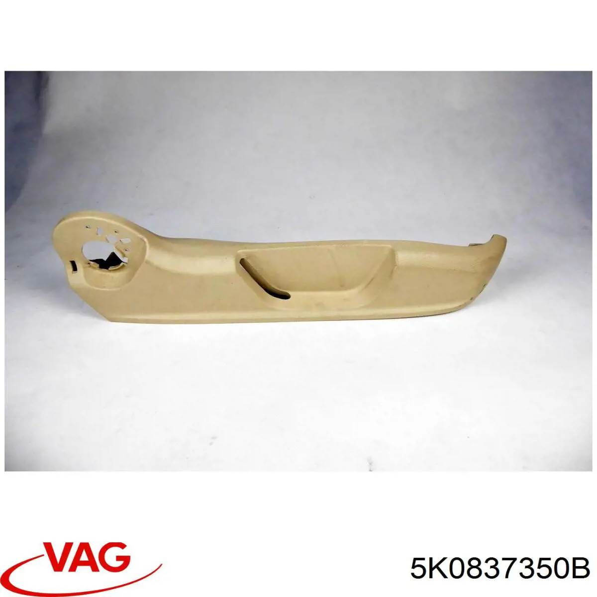 Tapa manija puerta trasera izquierda VAG 5K0837350B