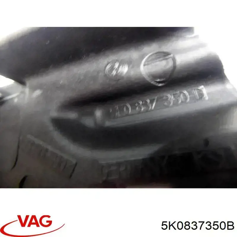 Tapa manija puerta trasera izquierda 5K0837350B VAG