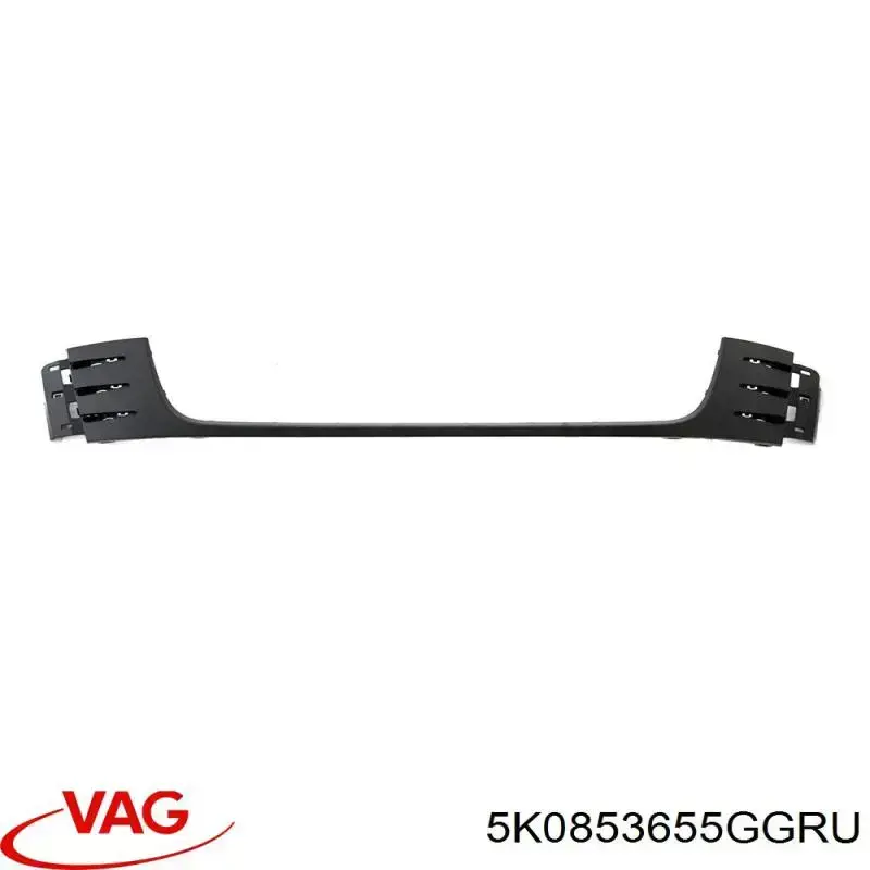 Listón embellecedor/protector, parachoques delantero para Volkswagen Golf (5K1)