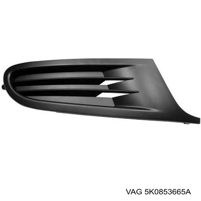 Rejilla de ventilación, parachoques VAG 5K0853665A