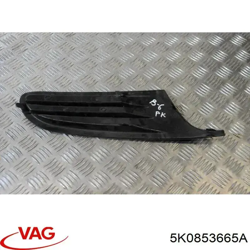 Tapa de rejilla de faro antiniebla delantero izquierdo VAG 5K0853665A precio, desde 10,67 EUR