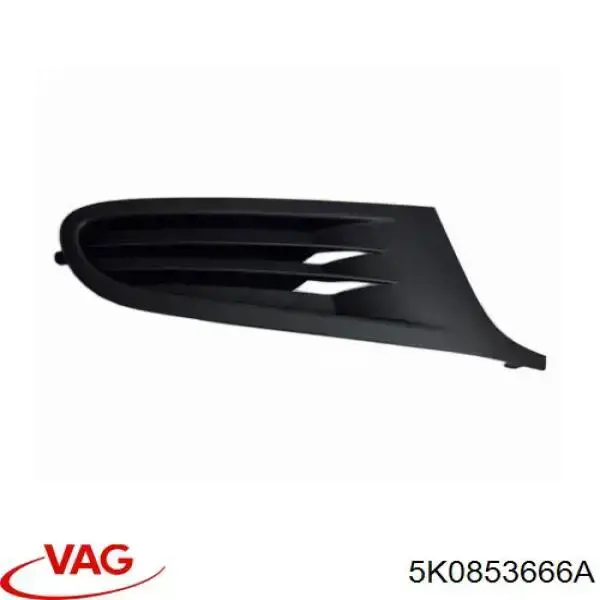 Tapa de rejilla de faro antiniebla delantero derecho VAG 5K0853666A precio, desde 10,46 EUR