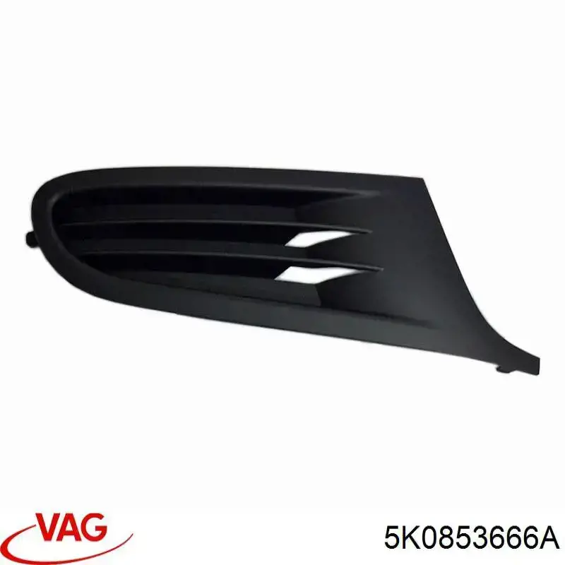 Comprar 5K0853666A VAG Tapa de rejilla de faro antiniebla delantero derecho