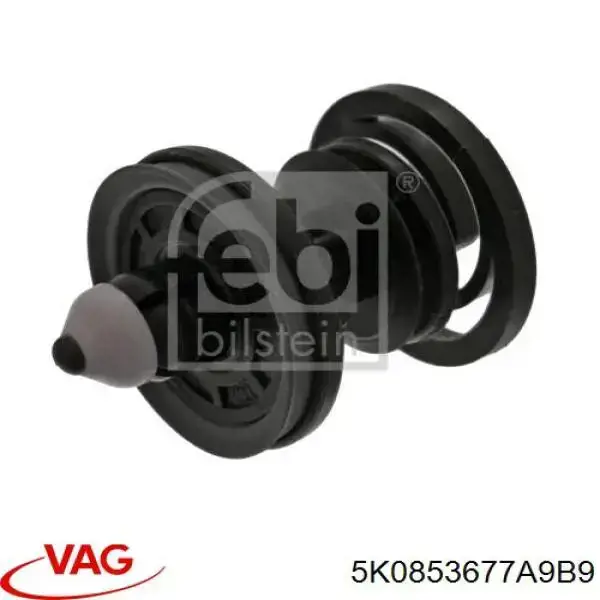 Comprar 5K0853677A9B9 VAG Rejilla central del parachoques delantero