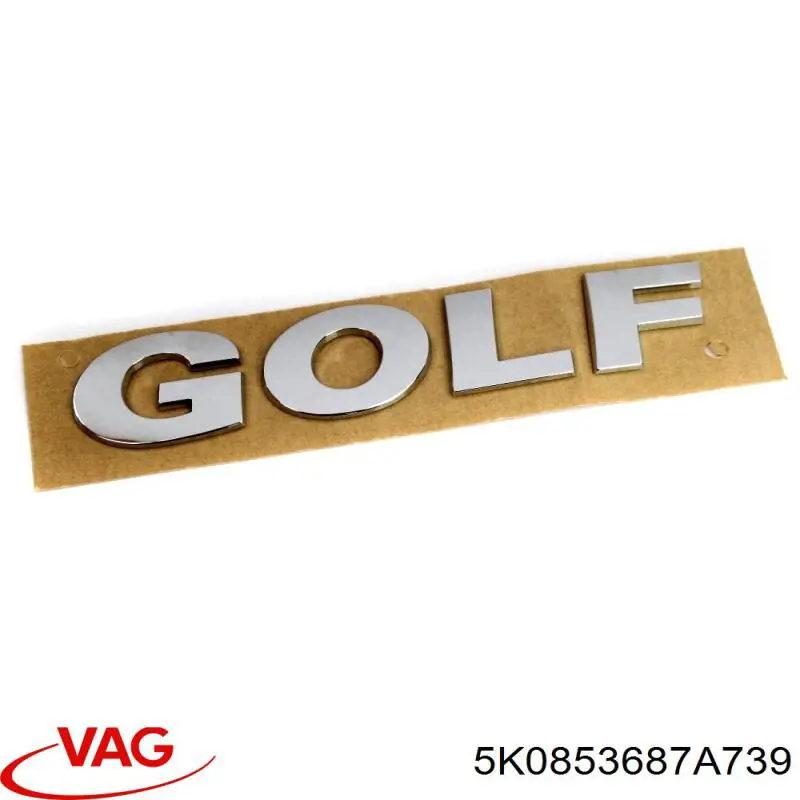 Logotipo de tapa de maletero para Volkswagen Golf (AJ5)