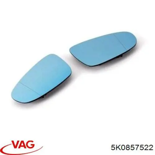 Cristal de retrovisor exterior derecho VAG 5K0857522