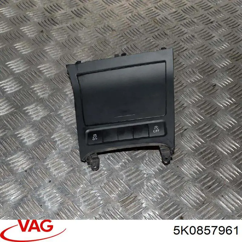 Cenicero de la consola central 5K0857961 VAG