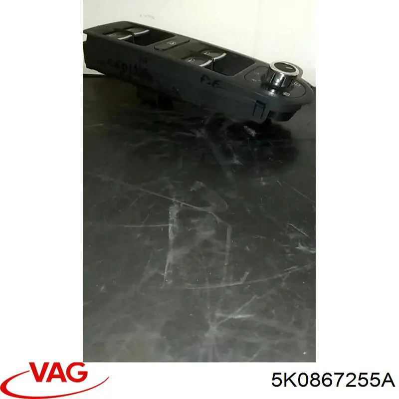 Comprar 5K0867255A VAG Panel de mando de elevalunas delantero izquierdo