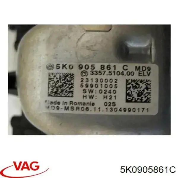 5K0905861C VAG Módulo electrónico de la columna de dirección
