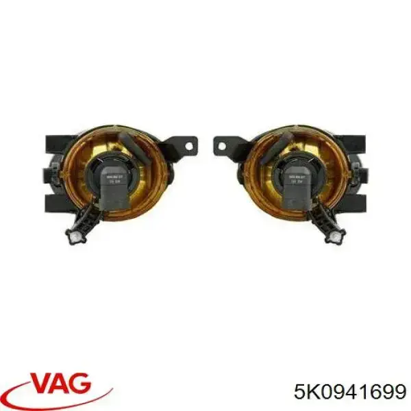 Luz antiniebla izquierdo 5K0941699 VAG