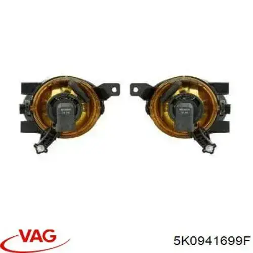 Luz antiniebla izquierda VAG 5K0941699F
