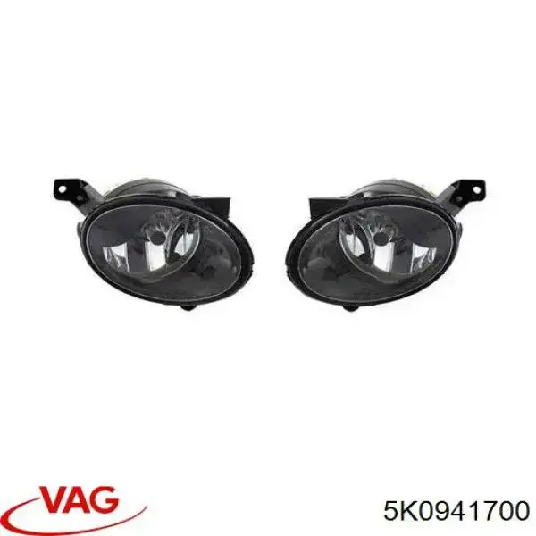 Luz antiniebla derecha VAG 5K0941700