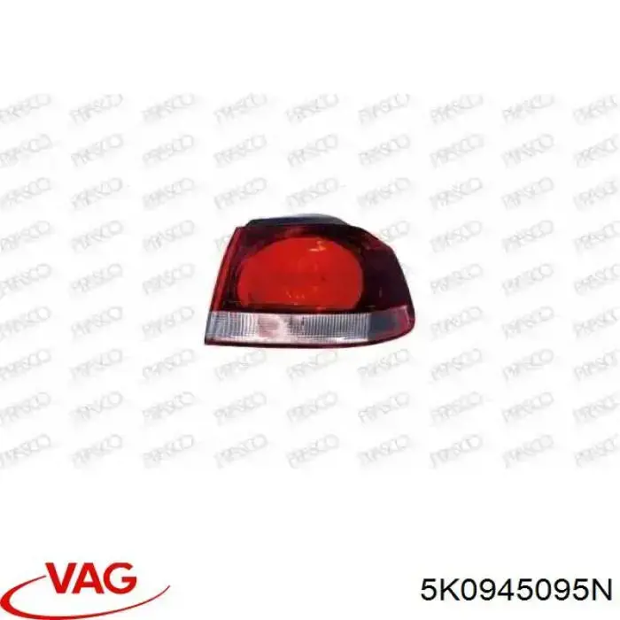 Piloto trasero exterior izquierdo VAG 5K0945095N precio, desde 66,38 EUR