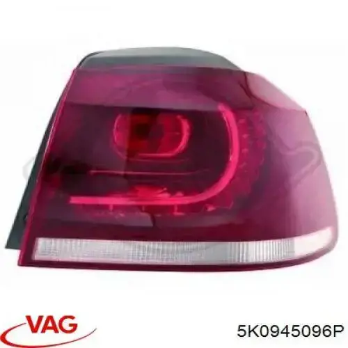 Piloto trasero exterior derecho VAG 5K0945096P precio, desde 175,69 EUR