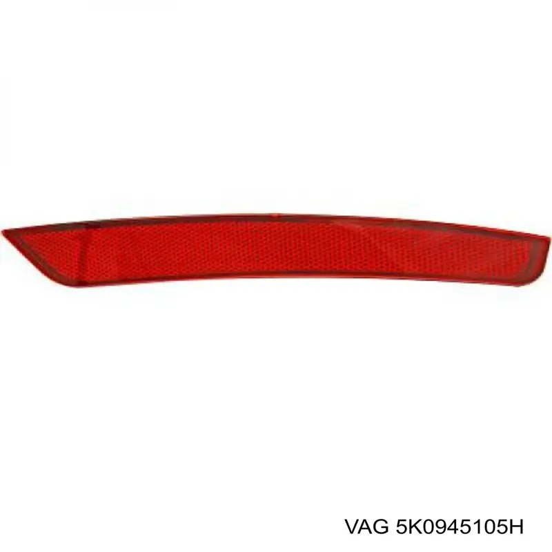 Comprar 5K0945105H VAG Reflector trasero izquierdo del parachoques