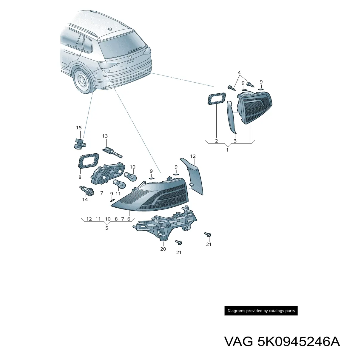 Comprar 5K0945246A VAG 