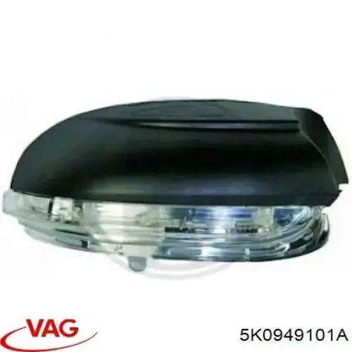Comprar 5K0949101A VAG Luz intermitente de espejo retrovisor izquierdo
