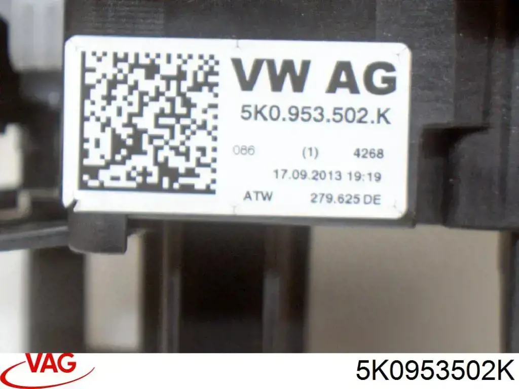 Conmutador columna dirección 5K0953502K VAG