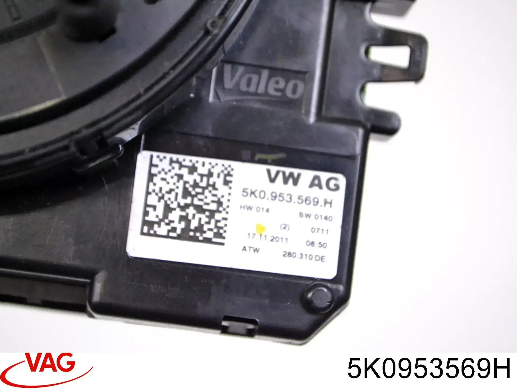 Anillo de contacto del volante VAG 5K0953569H precio, desde 280,24 EUR