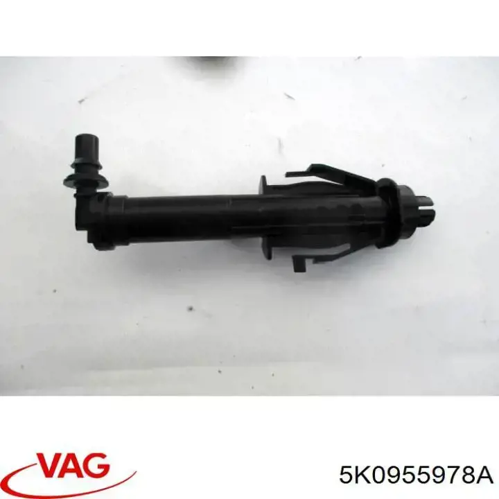 Boquilla del lavador de faros delanteros 5K0955978A VAG