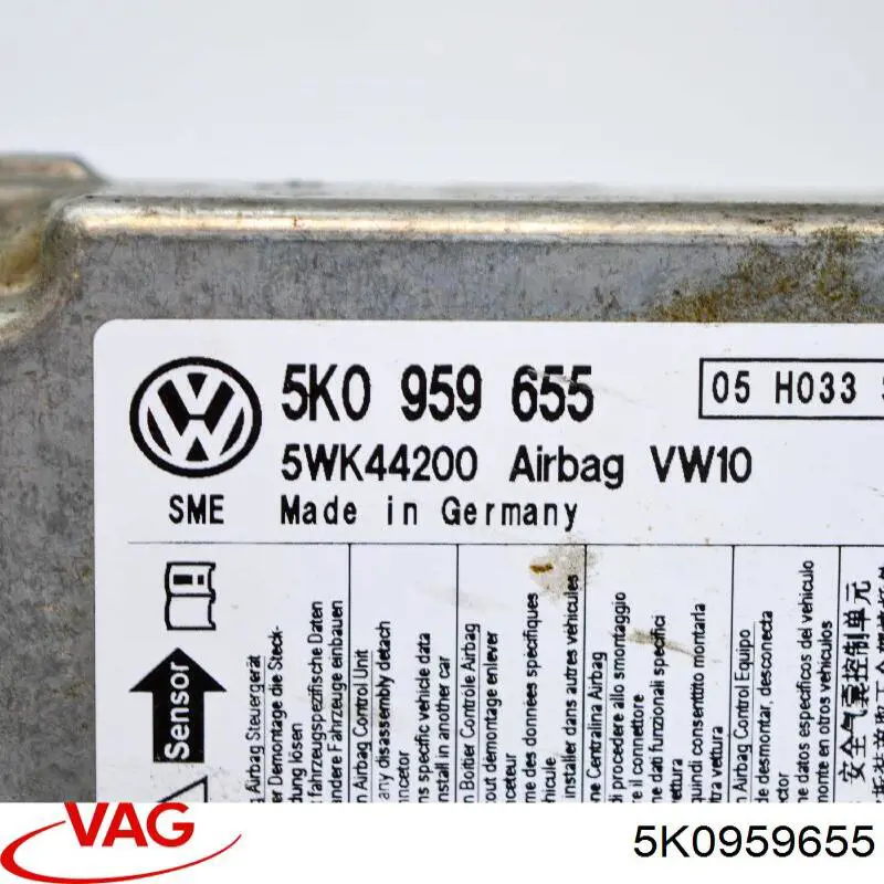 Comprar 5K0959655 VAG Módulo de control de airbag