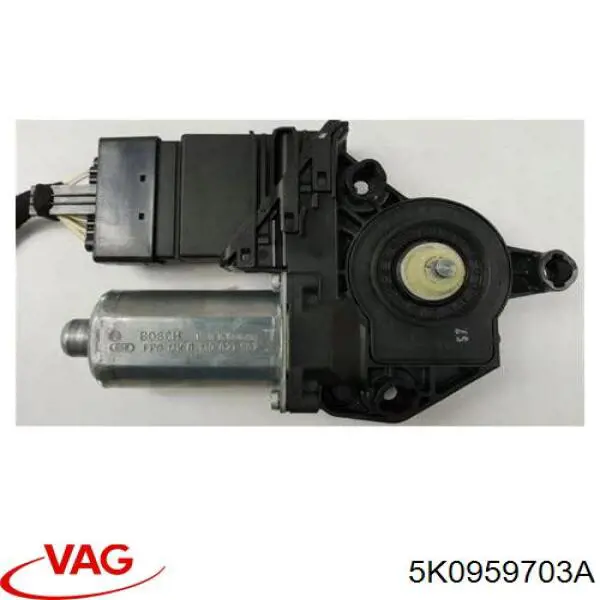 Comprar 5K0959703A VAG Motor del elevalunas de la puerta trasera izquierda